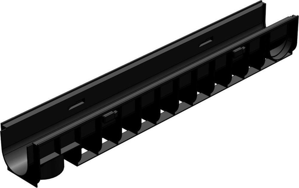 Пластиковые лотки Gidrolica® Standart Plus DN100, кл. C250, артикул 8014