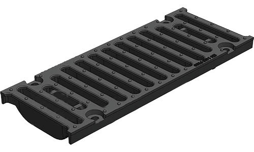 Решетка чугунная щелевая Для BGF-Z/BGU-Z DN100, 500/147/25, 18/120, кл. D400 кН, артикул RU23002