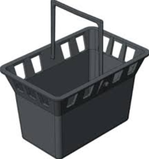 Корзина для дождеприемника Gidrolica Point 30.30 - пластиковая, артикул 215